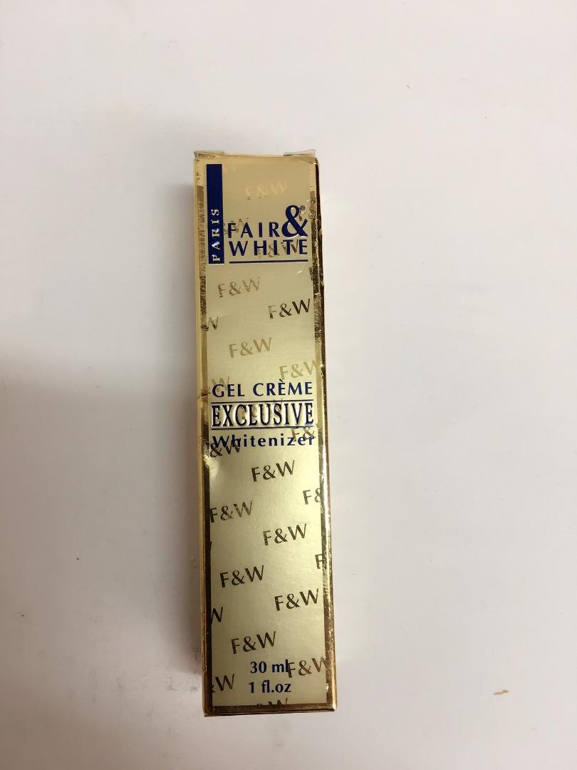 FAIR & WHITE EXCLUSIVE GEL CREME TUBE