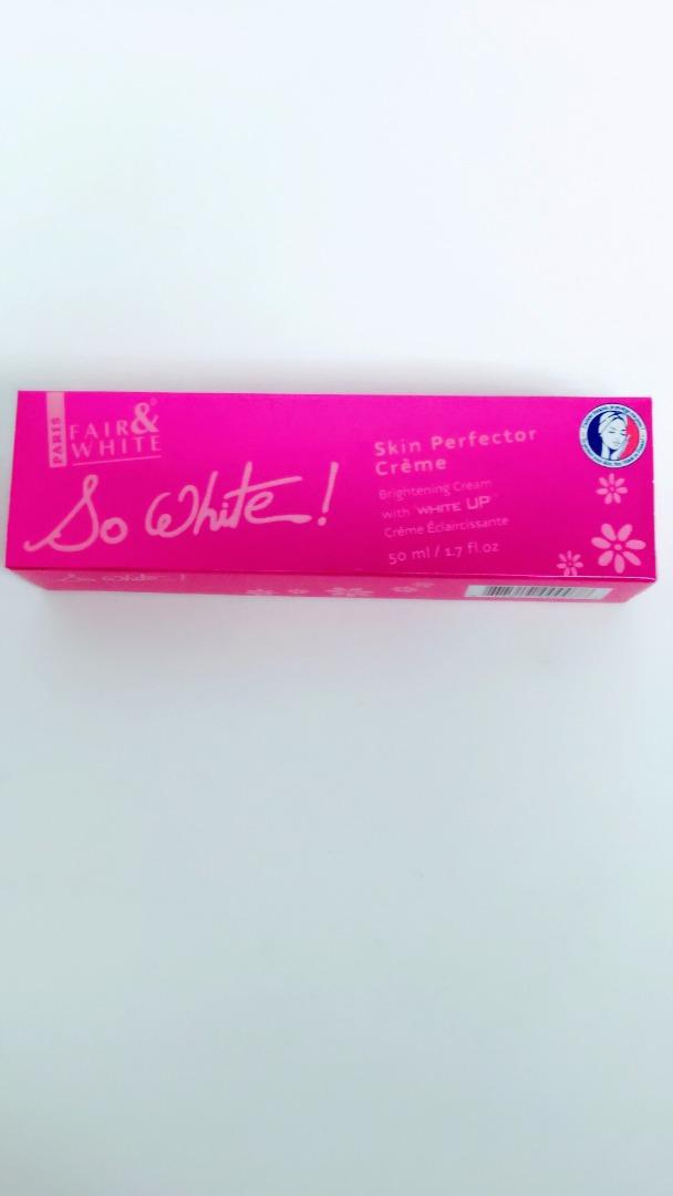 FAIR & WHITE SO WHITE SKIN PERFECTOR CREAM TUBE