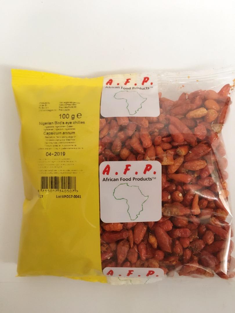 A.F.P. NIGERIAN CHILLIES 100 GR