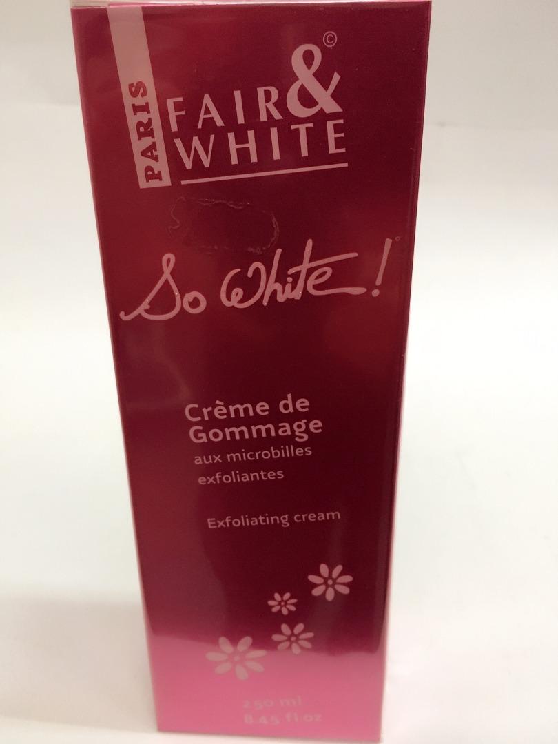 FAIR & WHITE SO WHITE EXFOLIATING CREAM