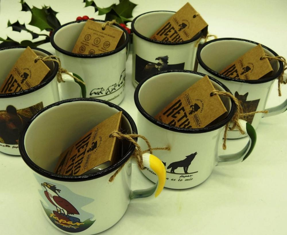 Retropot TAZAS ESMALTADAS FAPAS